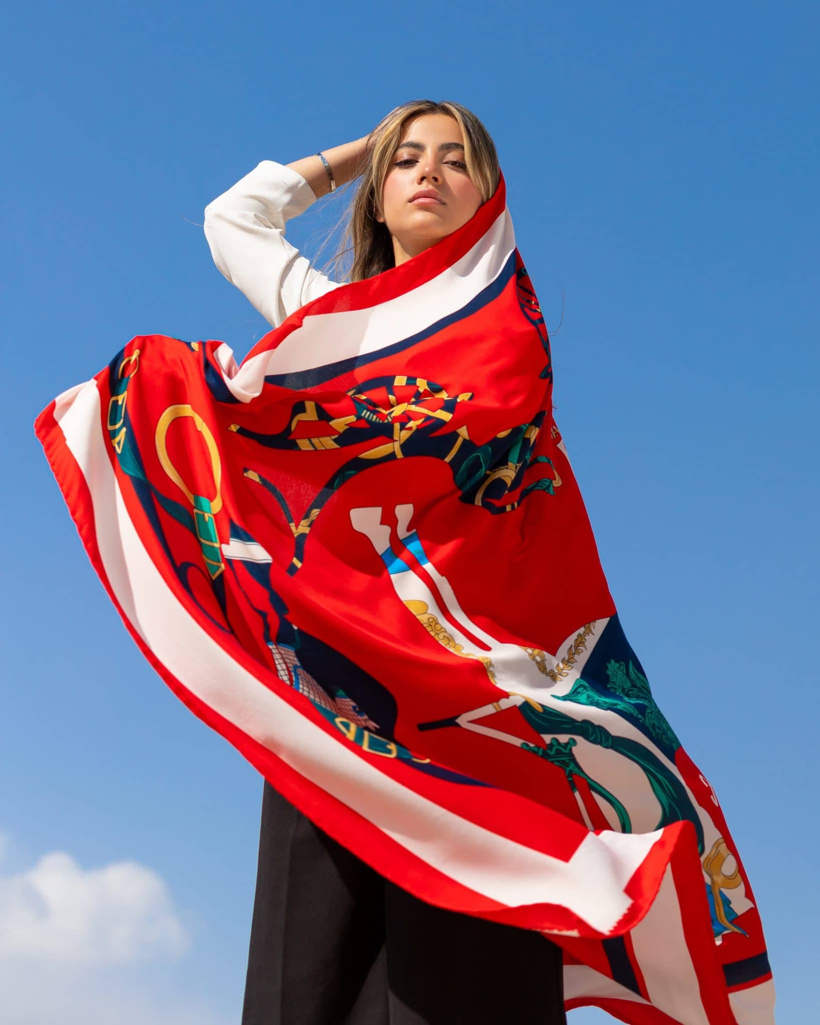 روسری کشمیر بهاره ۷۳۹ — تصویر ۵