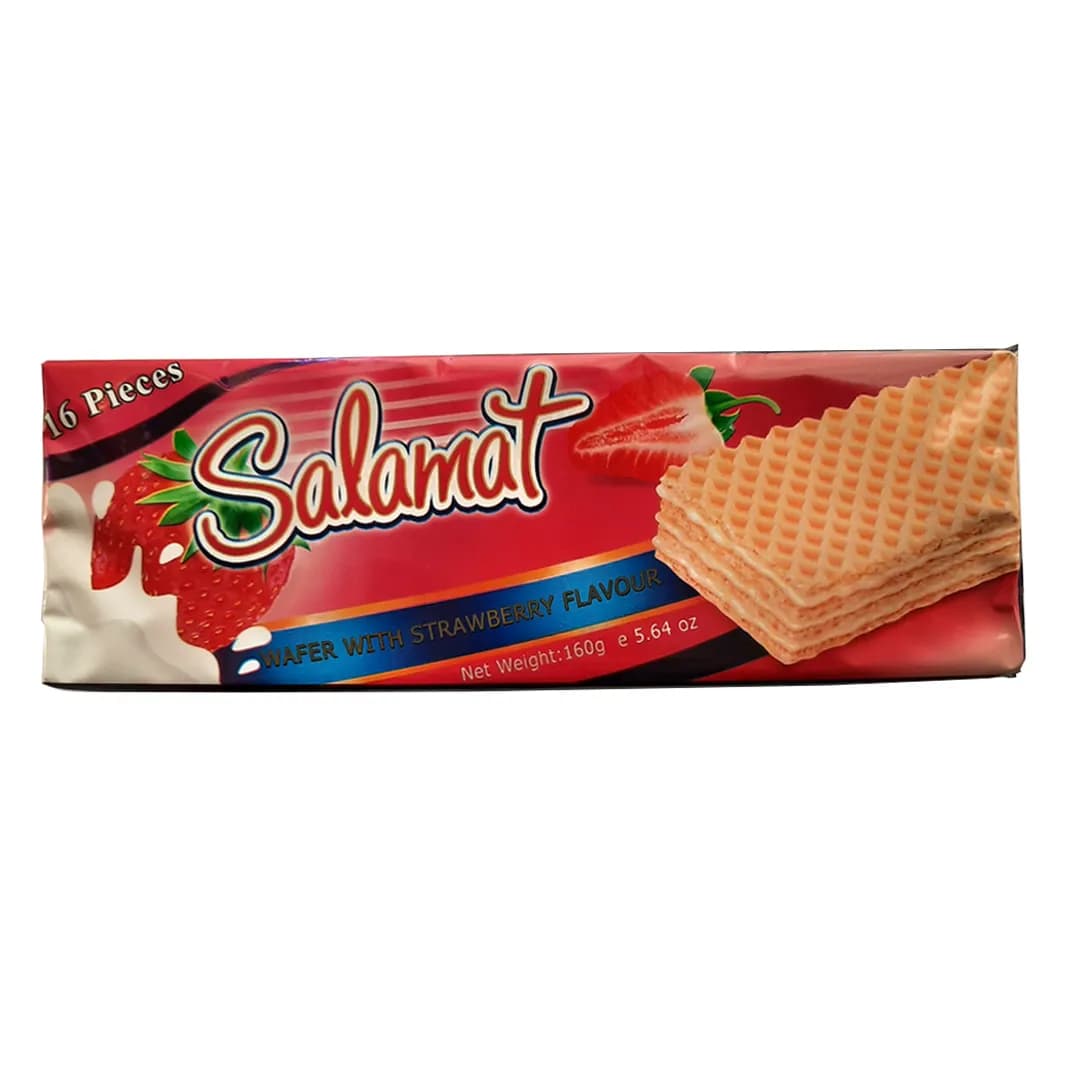 ویفر توت‌فرنگی سلامت ۱۶۰ گرمی