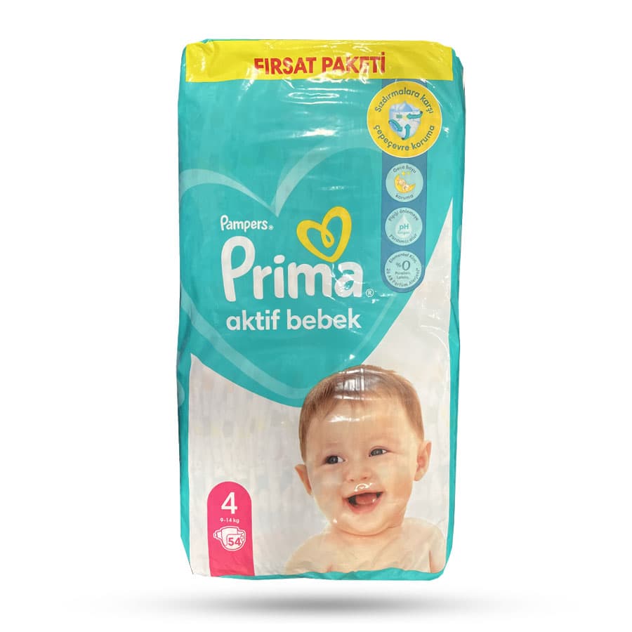 پوشک بچه پریما آوانتاژ سایز 4 بسته 54 عددی