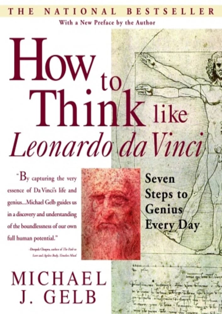 کتاب How to Think Like Leonardo da Vinci (چگونه مانند لئوناردو داوینچی فکر کنیم) اثر مایکل جی. گلب نسخه PDF انگلیسی