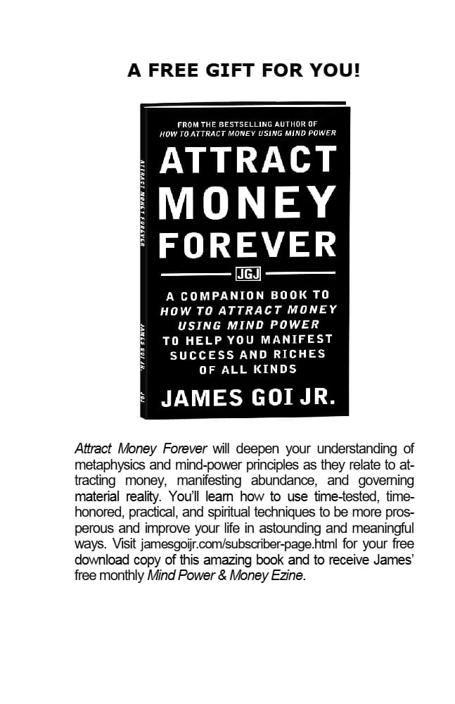 کتاب How to Attract Money Using Mind Power (چگونه با استفاده از قدرت ذهن پول جذب کنیم) اثر جیمز گوی جونیور نسخه PDF انگلیسی