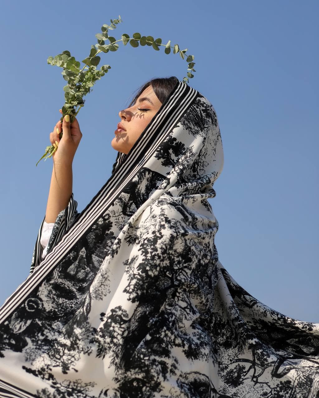 روسری کشمیر بهاره ۵۴۷ — تصویر ۵