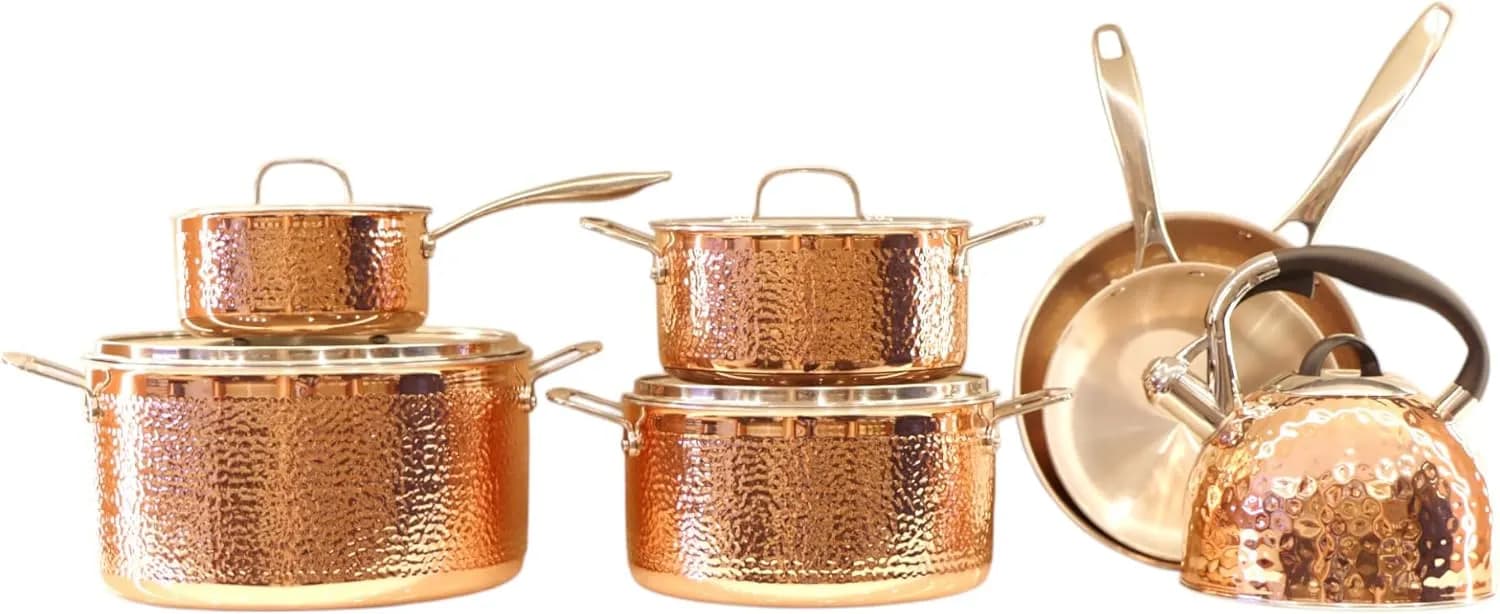 سرویس قابلمه استیل ۱۲ پارچه پارلا هوم (ParlaHome) مدل P-1190 سری Prestige — تصویر ۶