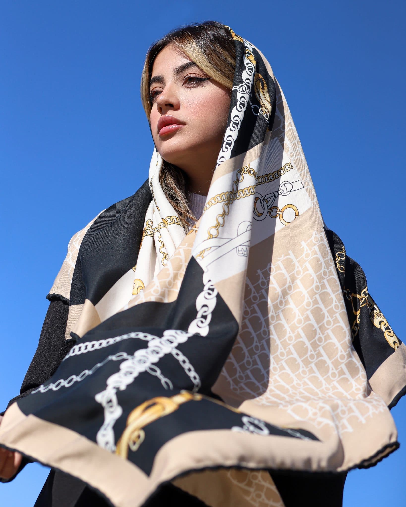روسری کشمیر بهاره ۵۳۹ — تصویر ۳