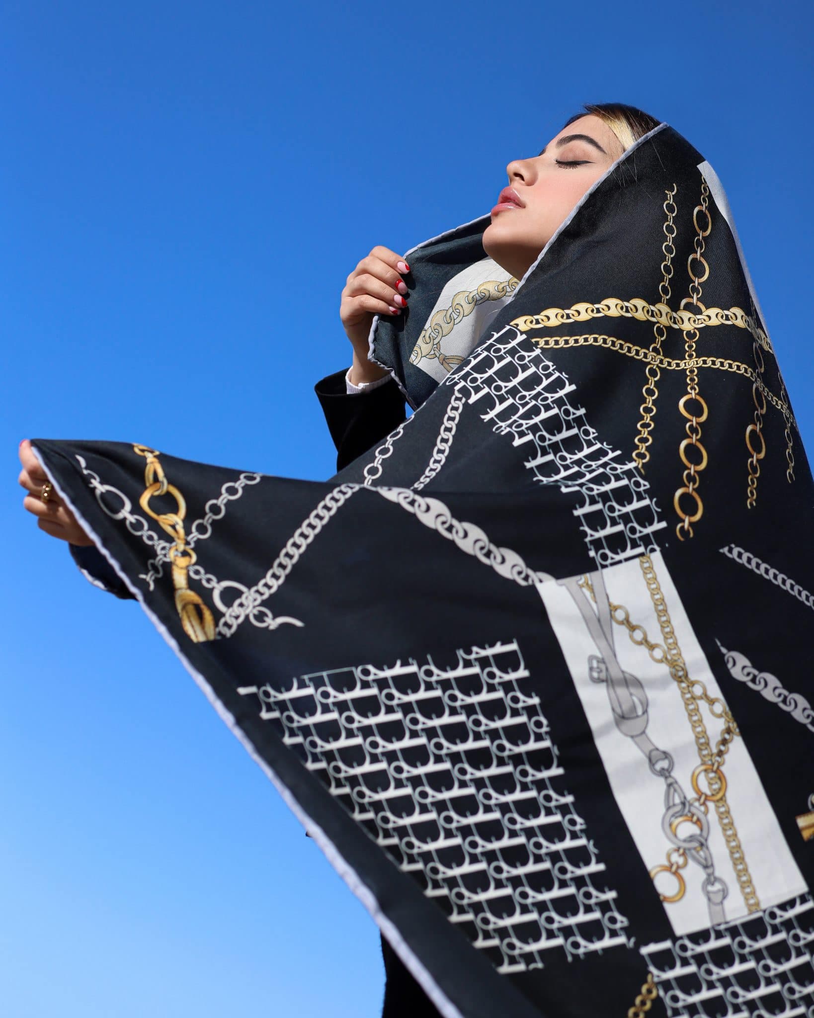 روسری کشمیر بهاره ۵۳۹ — تصویر ۴
