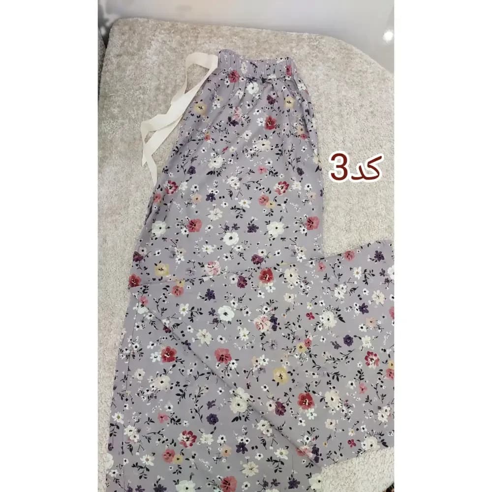 دامن شلواری نخی دامنی وارداتی نخ تایلندی سایز 36 تا 46 قد 100 — تصویر ۴