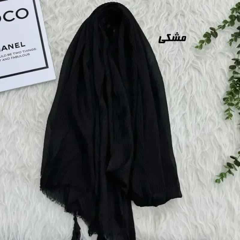 شال وارداتی سوپرنخ برشکا طرح تیغ ماهی سایز 204 در 84 سانتیمتر — تصویر ۵