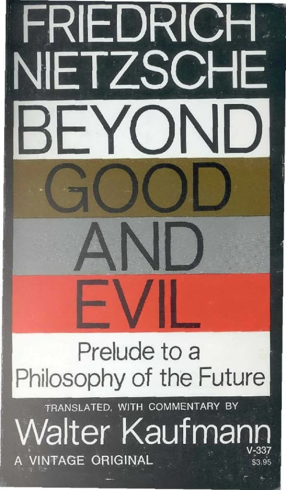 کتاب Beyond Good and Evil: Prelude to a Philosophy of the Future (فراسوی نیک و بد: درآمدی بر فلسفه آینده) نسخه انگلیسی PDF | فریدریش نیچه (Friedrich Nietzsche)