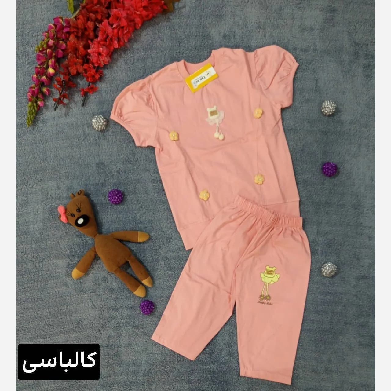 ست تیشرت شلوارک بچگانه عروسکی — تصویر ۳