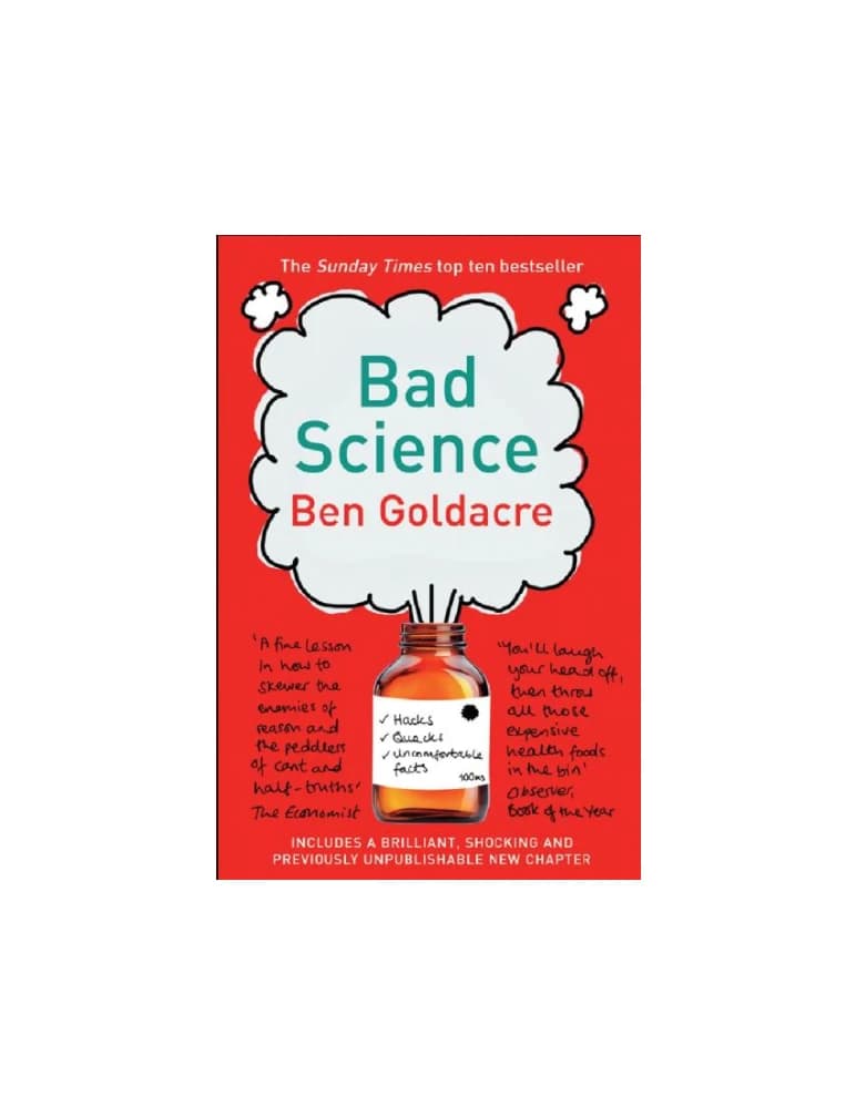 کتاب Bad Science (علم بد) نسخه انگلیسی PDF | بن گلدیکر (Ben Goldacre)