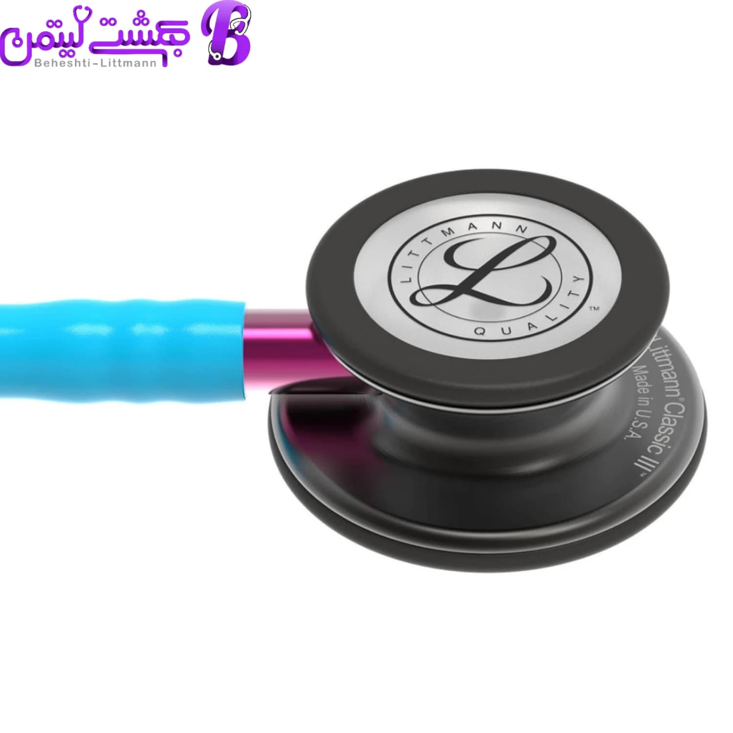 گوشی پزشکی لیتمن کلاسیک 3 فیروزه ای دودی 5872 — تصویر ۵