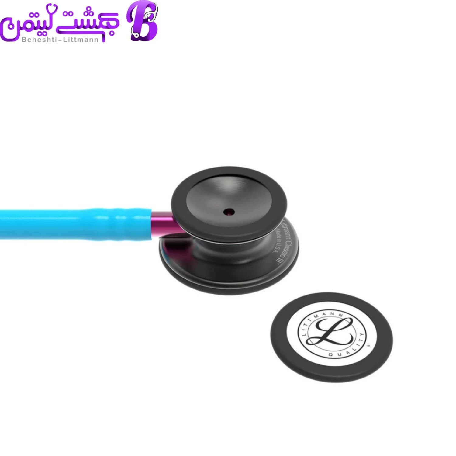 گوشی پزشکی لیتمن کلاسیک 3 فیروزه ای دودی 5872 — تصویر ۶