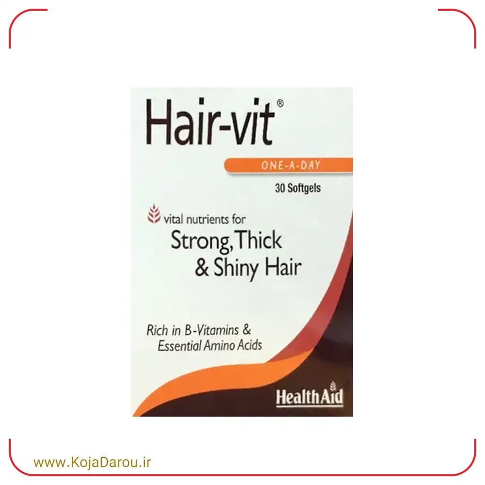 کپسول ژلاتینی هیرویت هلث اید Hair Vit بسته 30 عددی