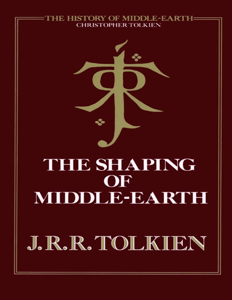 کتاب شکل‌گیری سرزمین میانه اثر کریستوفر تالکین (The Shaping of Middle-earth) نسخه انگلیسی PDF