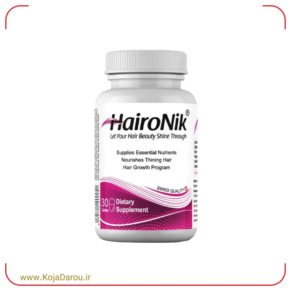 قرص هیرونیک نیکان فارمد Haironik بسته 30 عددی