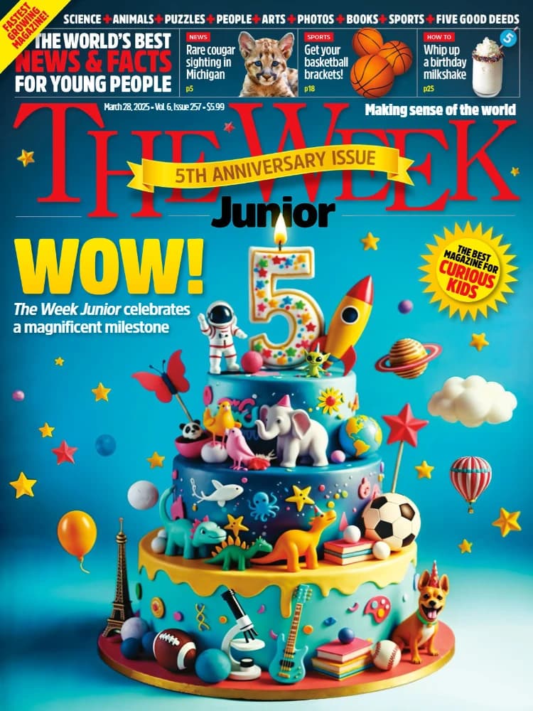 کتاب The Week Junior USA 03.28 (هفته‌نامه جونیور نسخه آمریکا 28 مارس) نسخه انگلیسی PDF | نامشخص