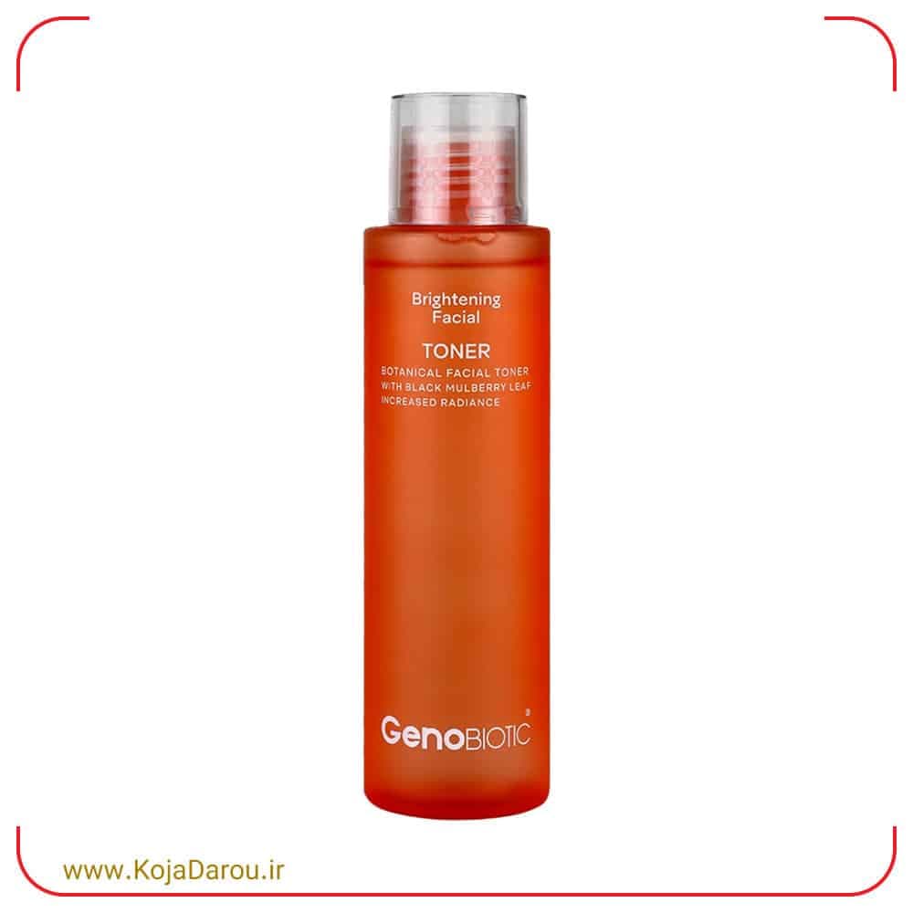 تونر روشن کننده صورت کلین ژن ژنوبایوتیک Geno Biotic حجم 150 میلی لیتر