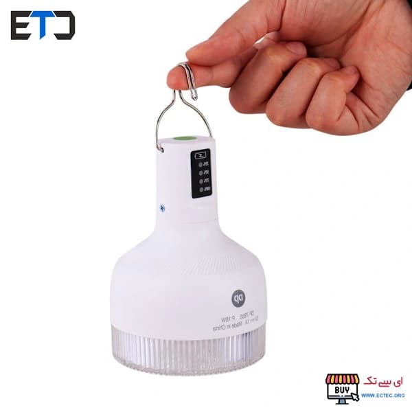 چراغ آویز چادر شارژی 18 وات دی پی DP-7855 با نور مهتابی — تصویر ۳