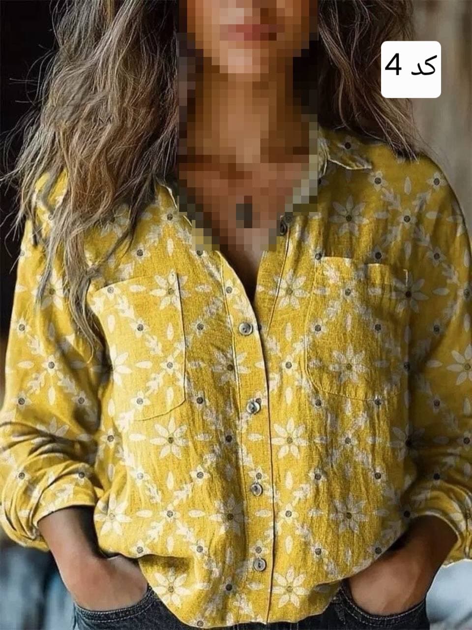 شومیز زنانه مدل بهنوش — تصویر ۳