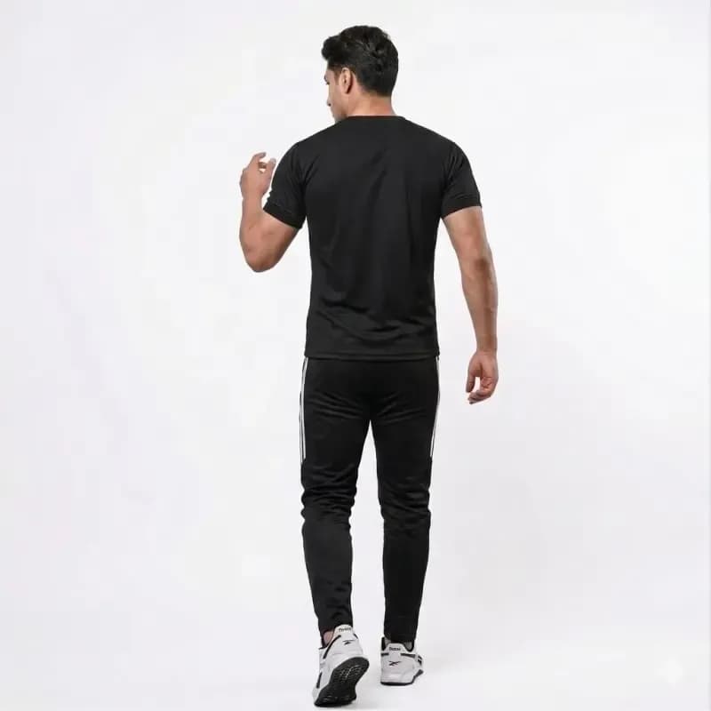 ست تیشرت و شلوار مردانه مدل REBOB جنس مولینه رنگ مشکی سایز L تا 2XL — تصویر ۱۰