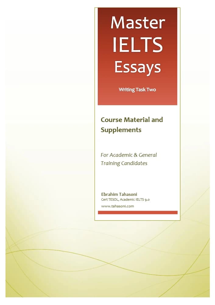 کتاب Master IELTS Essays (تسلط بر مقالات آیلتس) نسخه انگلیسی PDF | ابراهیم طاهسونی
