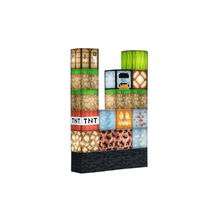 چراغ خواب طرح ماینکرفت Minecraft Block Building