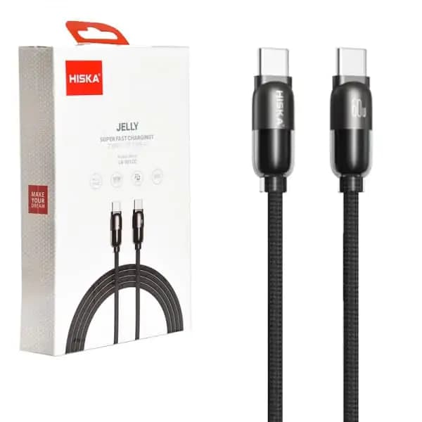 کابل تبدیل USB-C به USB-C هیسکا مدل LX-901 طول 1 متر — تصویر ۵
