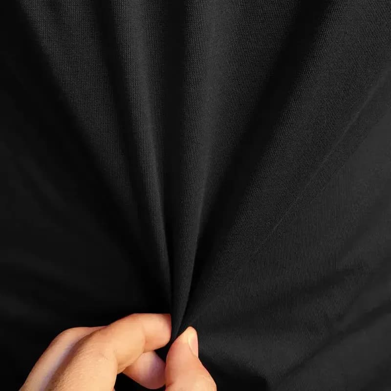 تی شرت کلاه دار مردانه مدل 00140265 رنگ مشکی جنس نخ آستین کوتاه طرح ساده — تصویر ۱۱