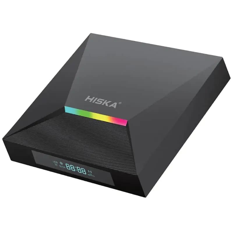 اندروید باکس هیسکا مدل HISKA BOX A12 8K + ریموت کنترل