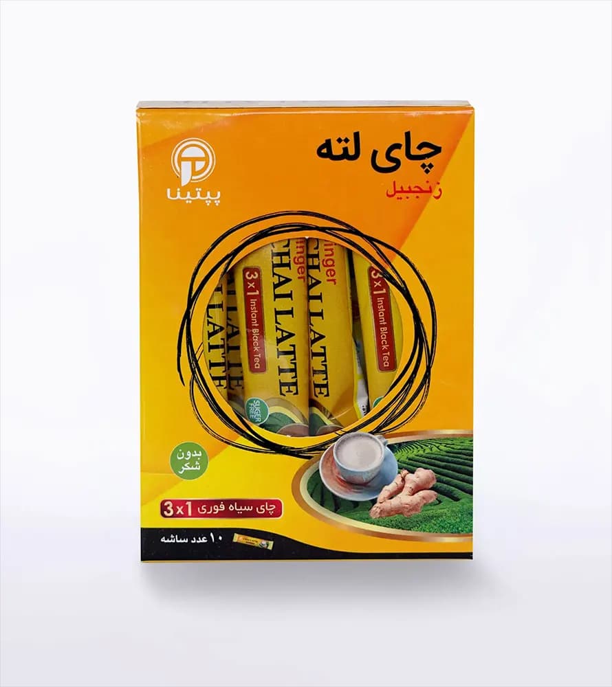 چای لته زنجبیل بسته 10 ساشه‌ای — تصویر ۵