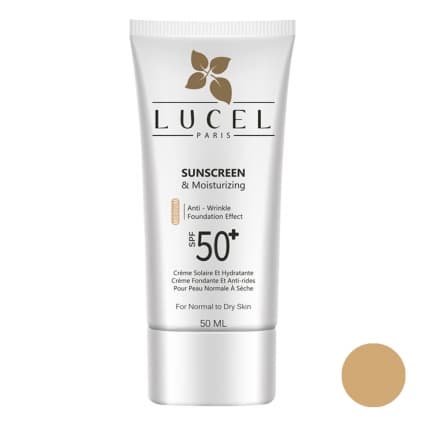 کرم ضد آفتاب مدل SPF50 مناسب پوست های چرب حجم 50 میلی لیتر رنگ Medium( متوسط)
