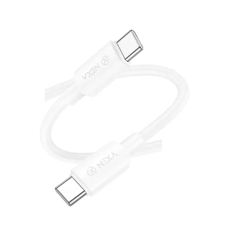 کابل پاوربانکی USB-C به USB-C نکسا مدل L3 60W طول 25 سانتی متر — تصویر ۳