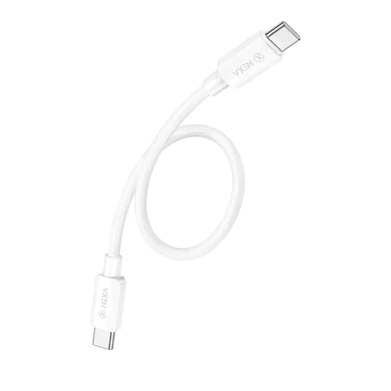 کابل پاوربانکی USB-C به USB-C نکسا مدل L3 60W طول 25 سانتی متر — تصویر ۸