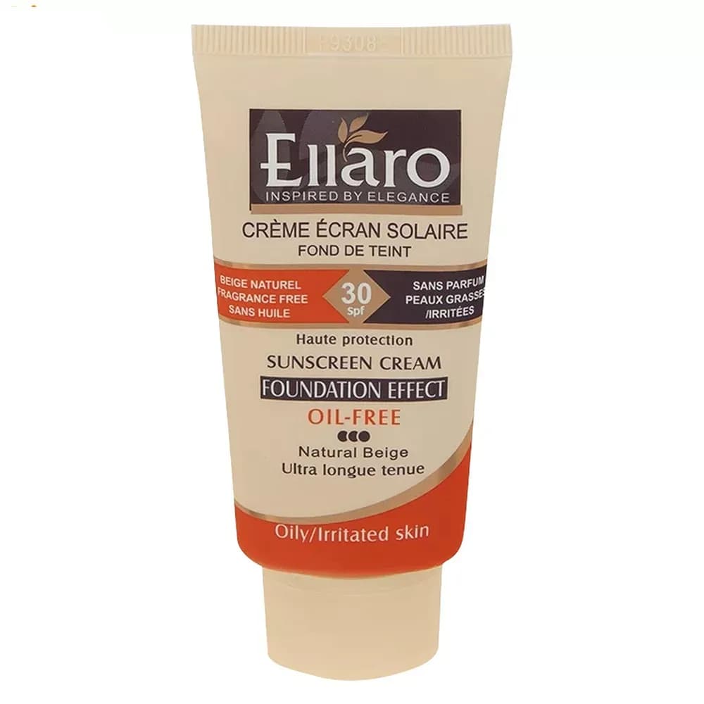کرم ضد آفتاب رنگی الارو SPF30 سری Foundation Effect مدل Natural Beige — تصویر ۳