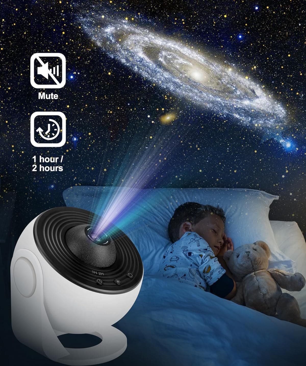 پروژکتور کهکشانی برند Galaxy Projector مدل BL-DQY02 — تصویر ۷