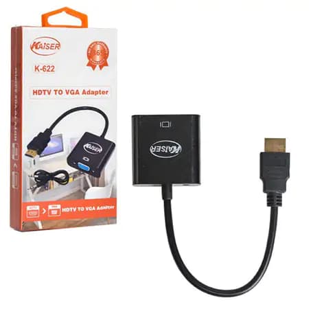 تبدیل HDMI به VGA کایزر مدل K-622 همراه با خروجی صدا — تصویر ۳