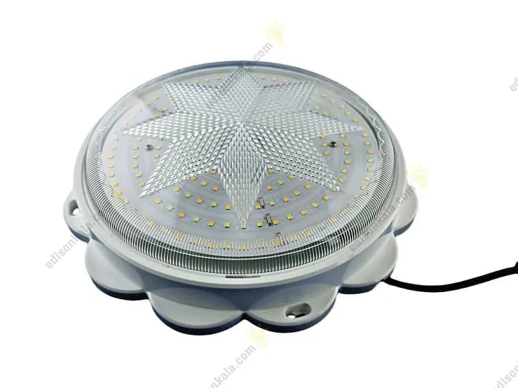 چراغ سقفی خورشیدی 280 وات ویمکس سه حالته با دوسال ضمانت | گرد SCL06-280 — تصویر ۲
