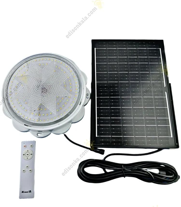چراغ سقفی خورشیدی 280 وات ویمکس سه حالته با دوسال ضمانت | گرد SCL06-280