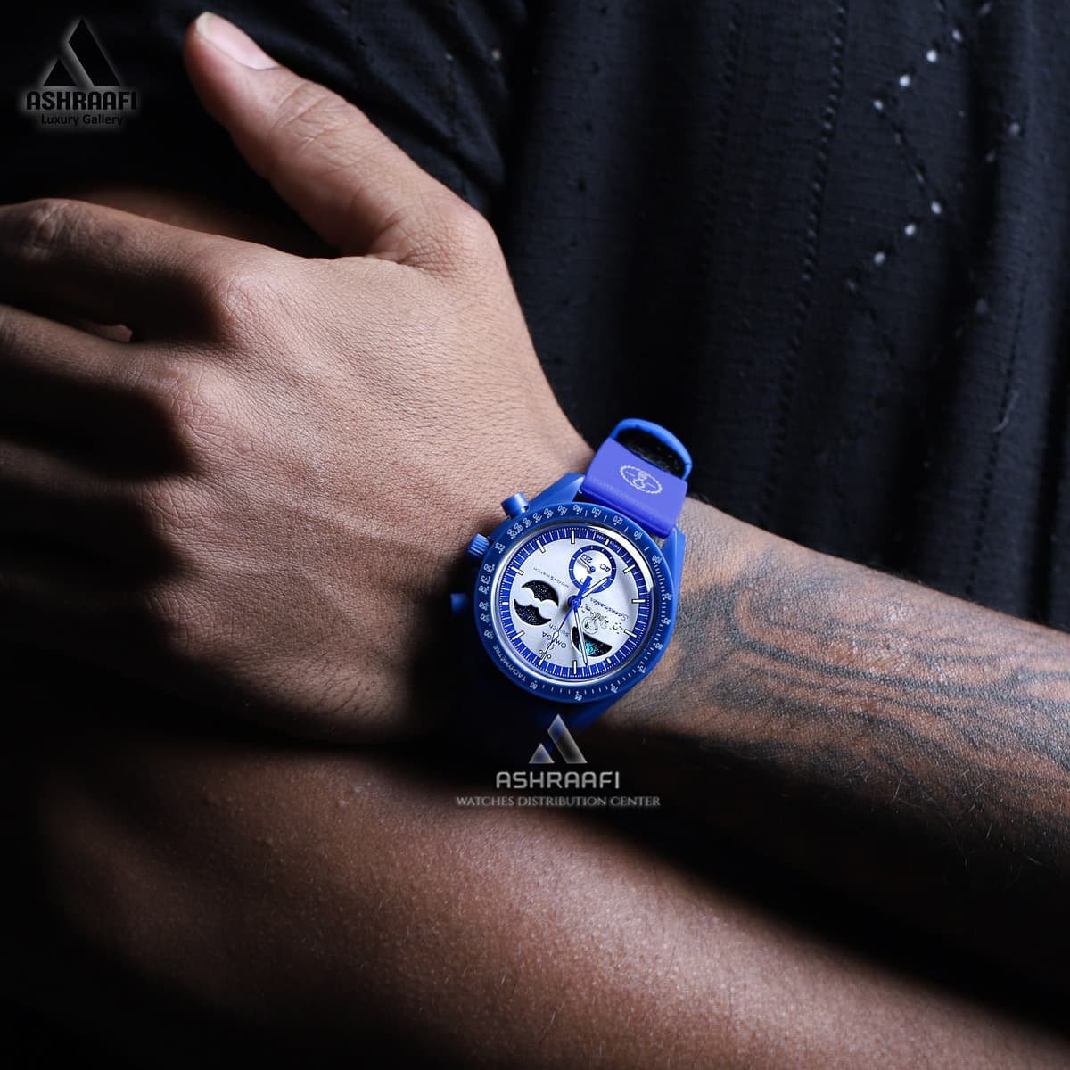 ساعت مچی امگا سواچ Omega x Swatch Speedmaster Earthphase — تصویر ۶