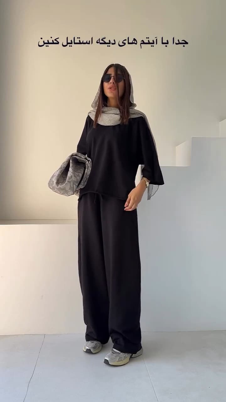 تیشرت شلوار زنانه مدل الناز — تصویر ۸