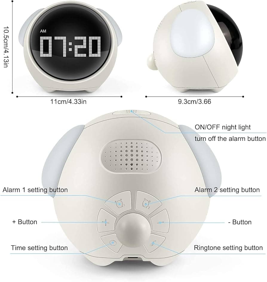 ساعت دیجیتال هوشمند ایموجی Emoj Alarm Clock — تصویر ۳