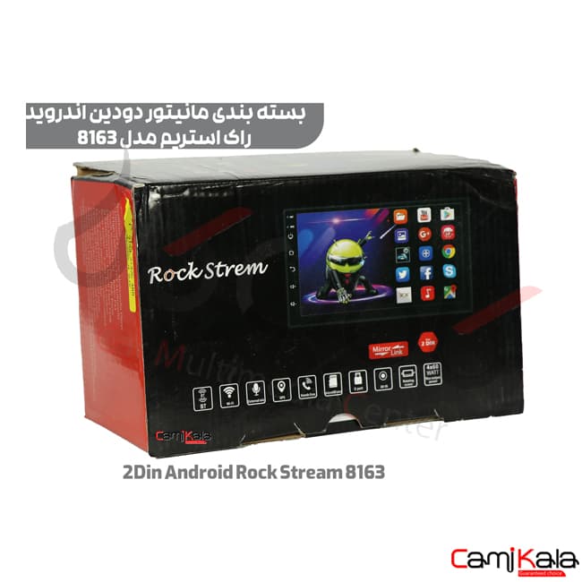 مانیتور دودین اندروید راک استریم سری 2DIN Android Rock Stream 8163 — تصویر ۲