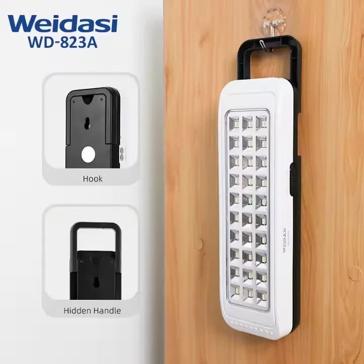 مهتابی شارژی دیواری ویداسی 30 لامپه مدل WEDASI WD-823 — تصویر ۵