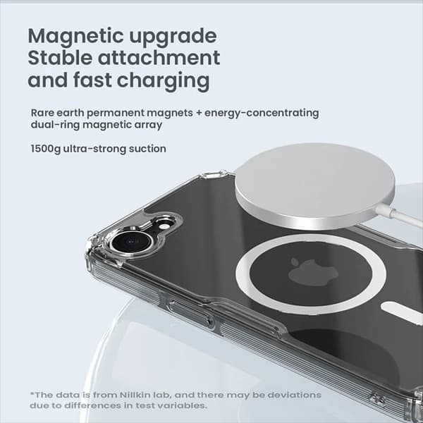 قاب Apple Iphone 16e نیلکین مدل Nature TPU Pro Magnetic Case — تصویر ۴