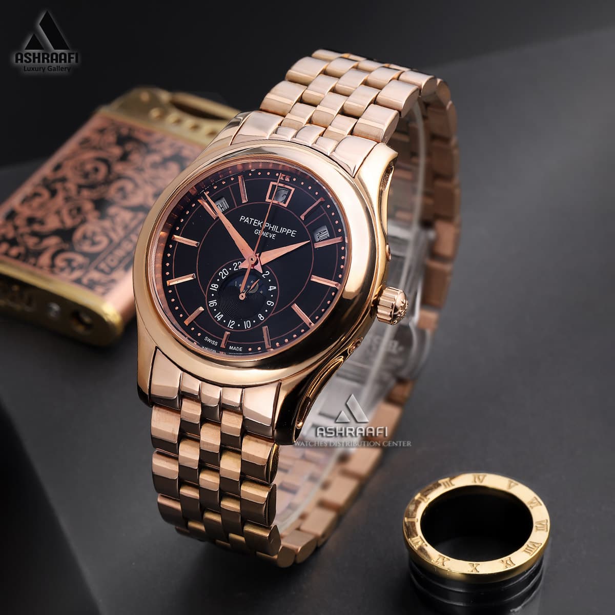 ساعت پتک فیلیپ دست دوم Patek Philippe Annual Calendar RGK-ST — تصویر ۲