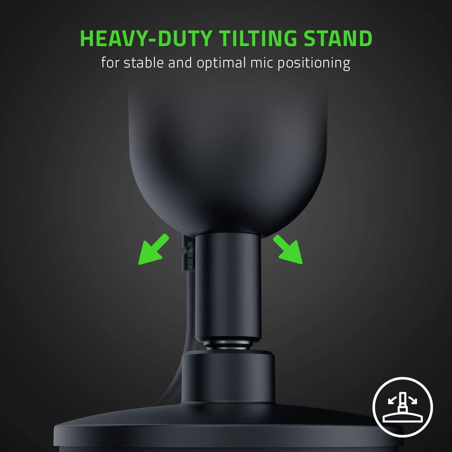 میکروفون گیمینگ و استریم ریزر مدل Razer Seiren Mini ( غیراصل-جعبه باز) — تصویر ۴