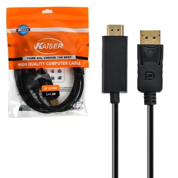 کابل DISPLAY به HDMI کایزر Full HD مدل A-110 به طول ۱.۸ متر