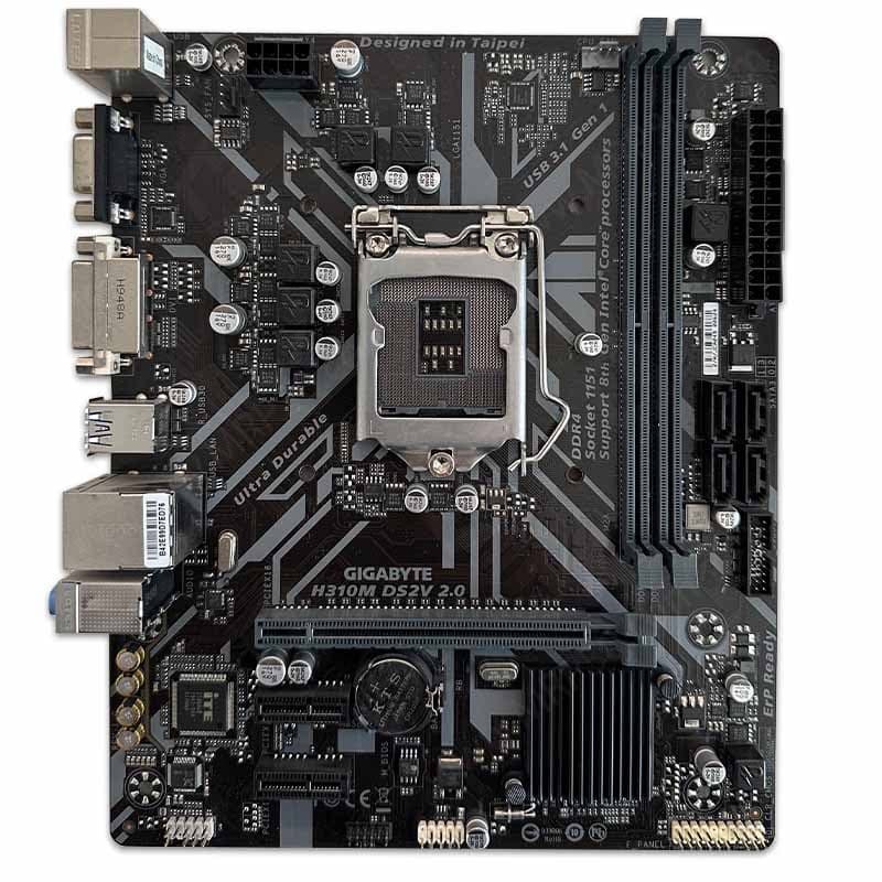 مادربرد گیگابایت GIGABYTE H310M DS2V 2.0 استوک در حد نو
