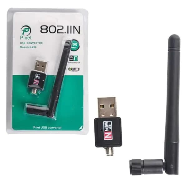 کارت شبکه بی سیم آنتن دار پی نت مدل CO.200 802.11N 150Mbps