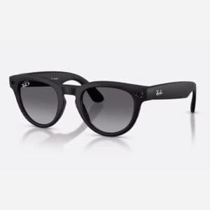 عینک هوشمند ری بن متا Ray-ban Meta Headliner Matte Black Polarized Gradient Graphite RW4013 – Gen 2 — تصویر ۷